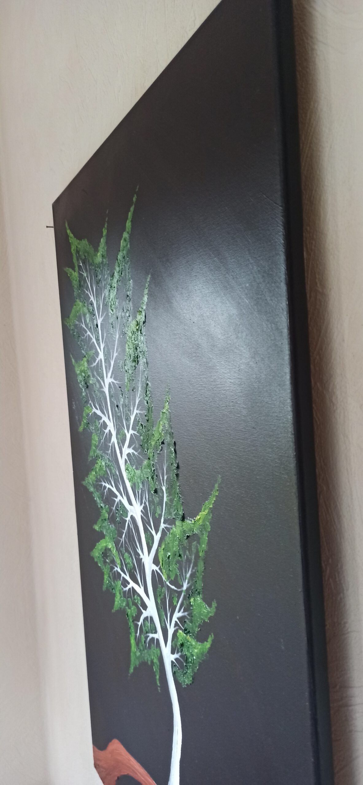 Fantasy tree summer oil on canvas 90x60 cm - Image 4