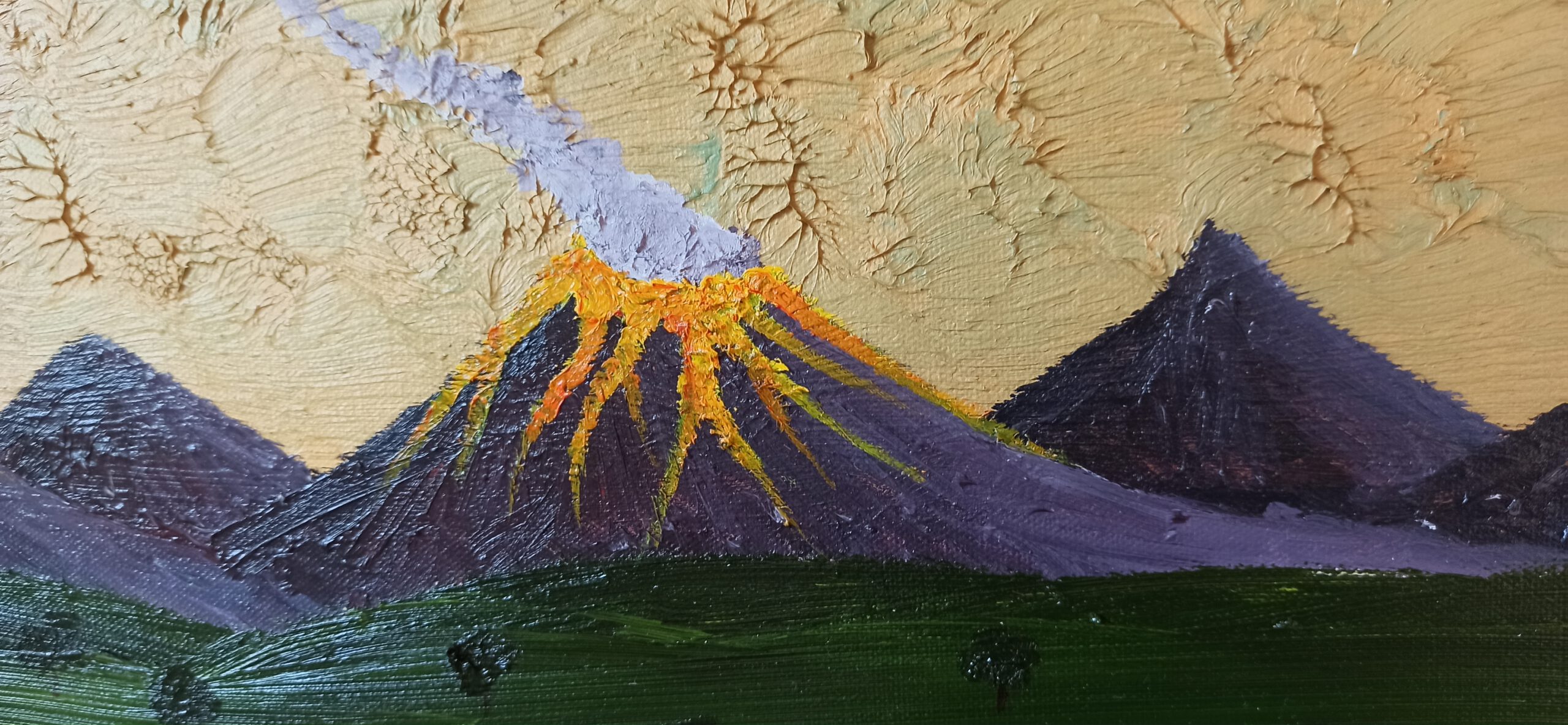 Englische Kirche Öl auf Leinwand 90x60 cm – Bild 5