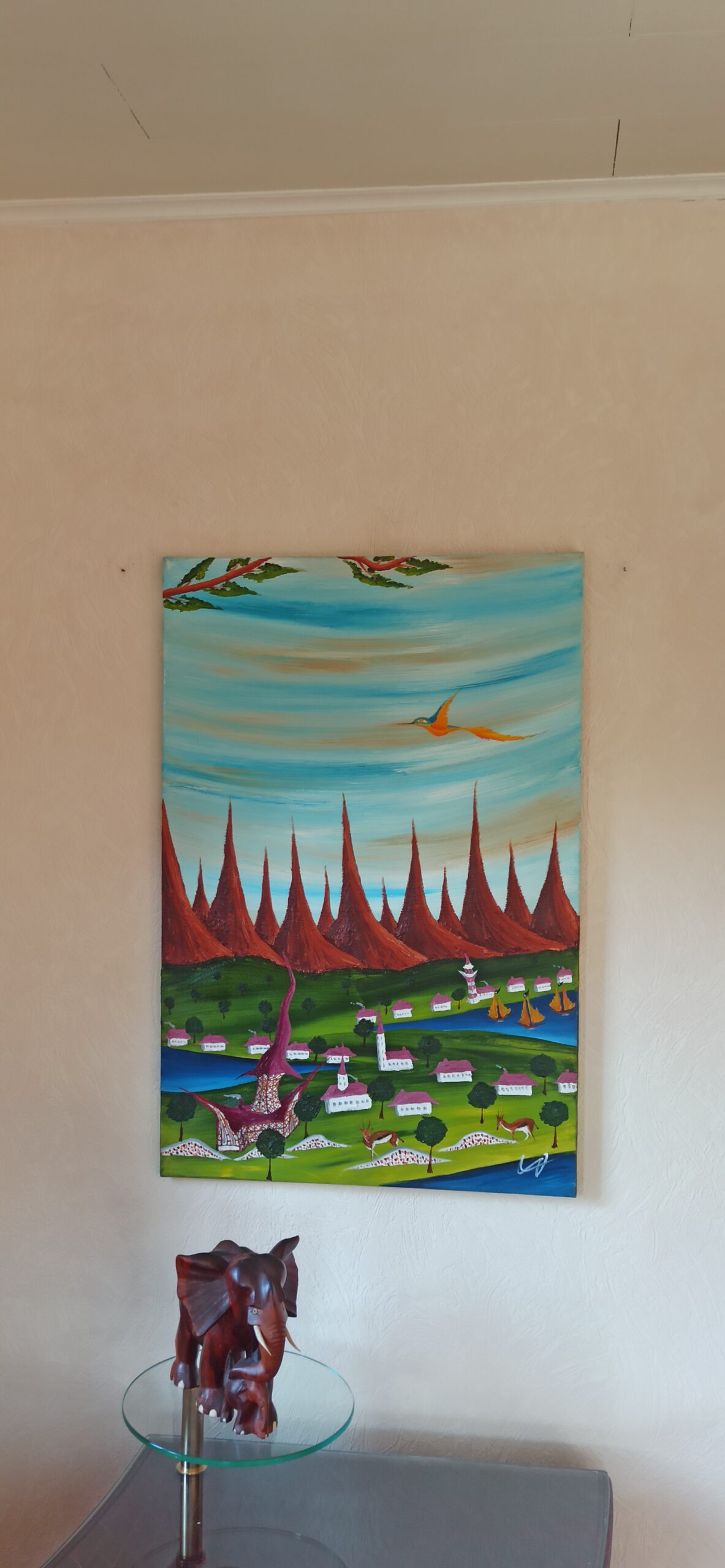 Witch's House Oil on canvas 90x60 cm - Image 2