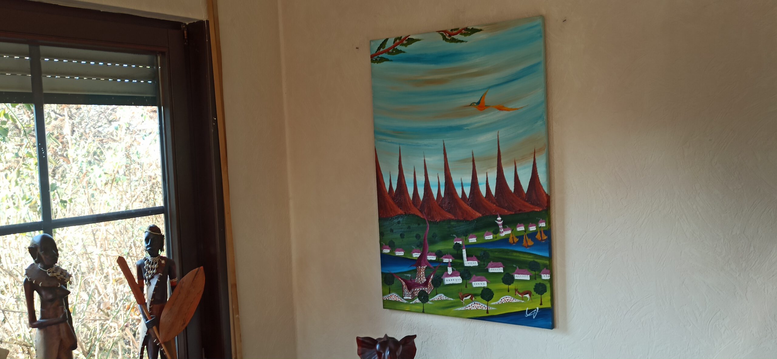 Witch's House Oil on canvas 90x60 cm - Image 4