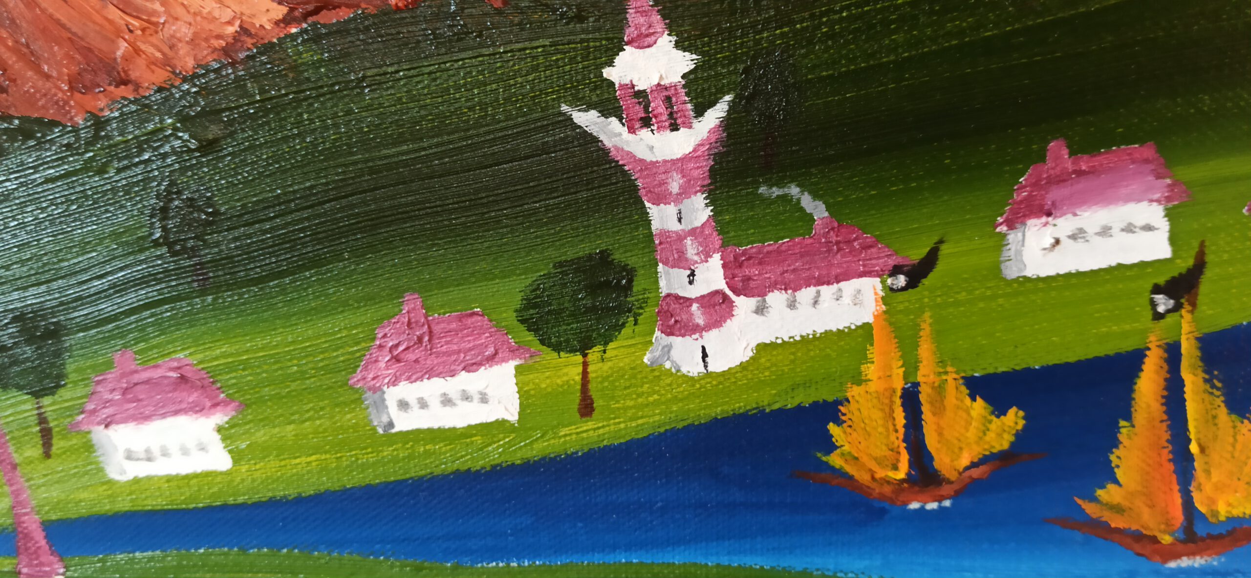 Witch's House Oil on canvas 90x60 cm - Image 5