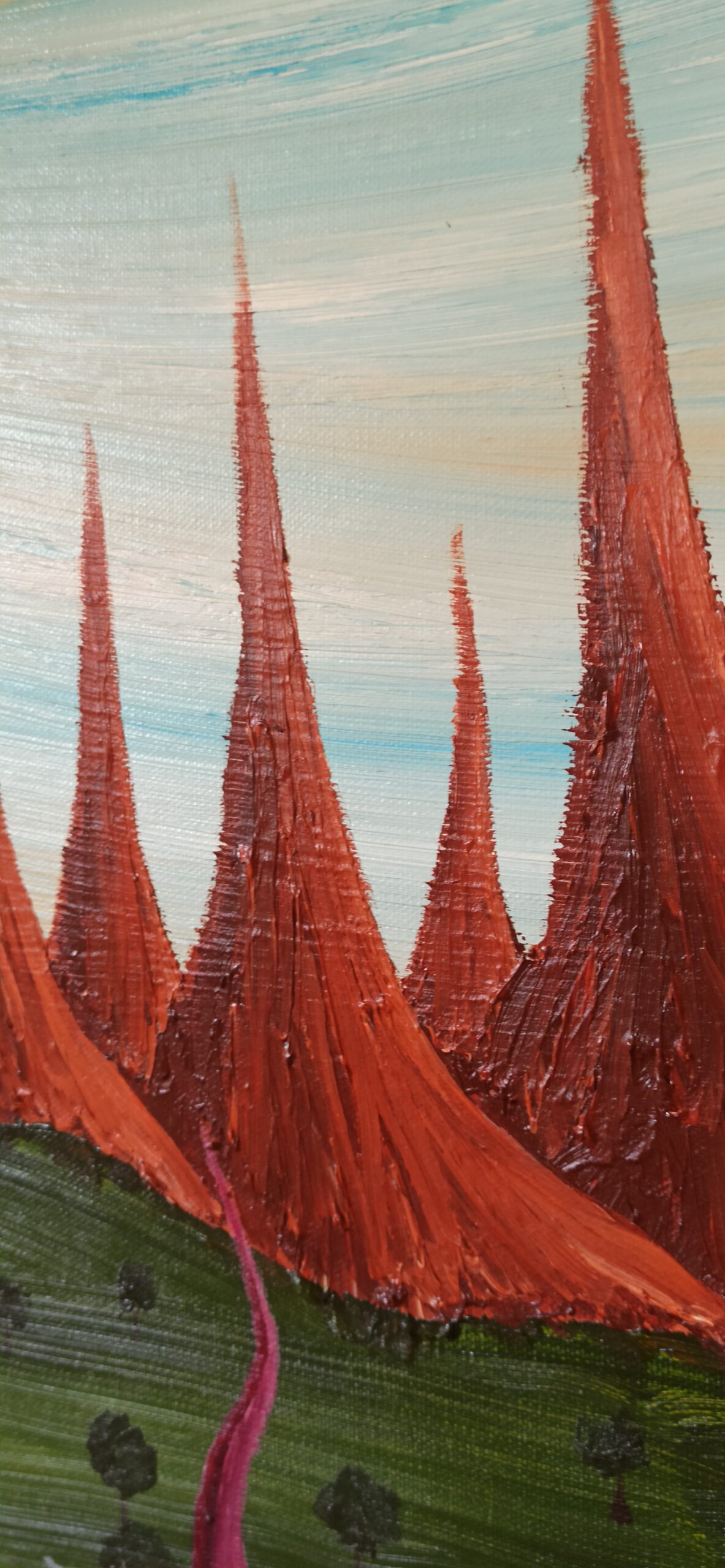 Witch's House Oil on canvas 90x60 cm - Image 6