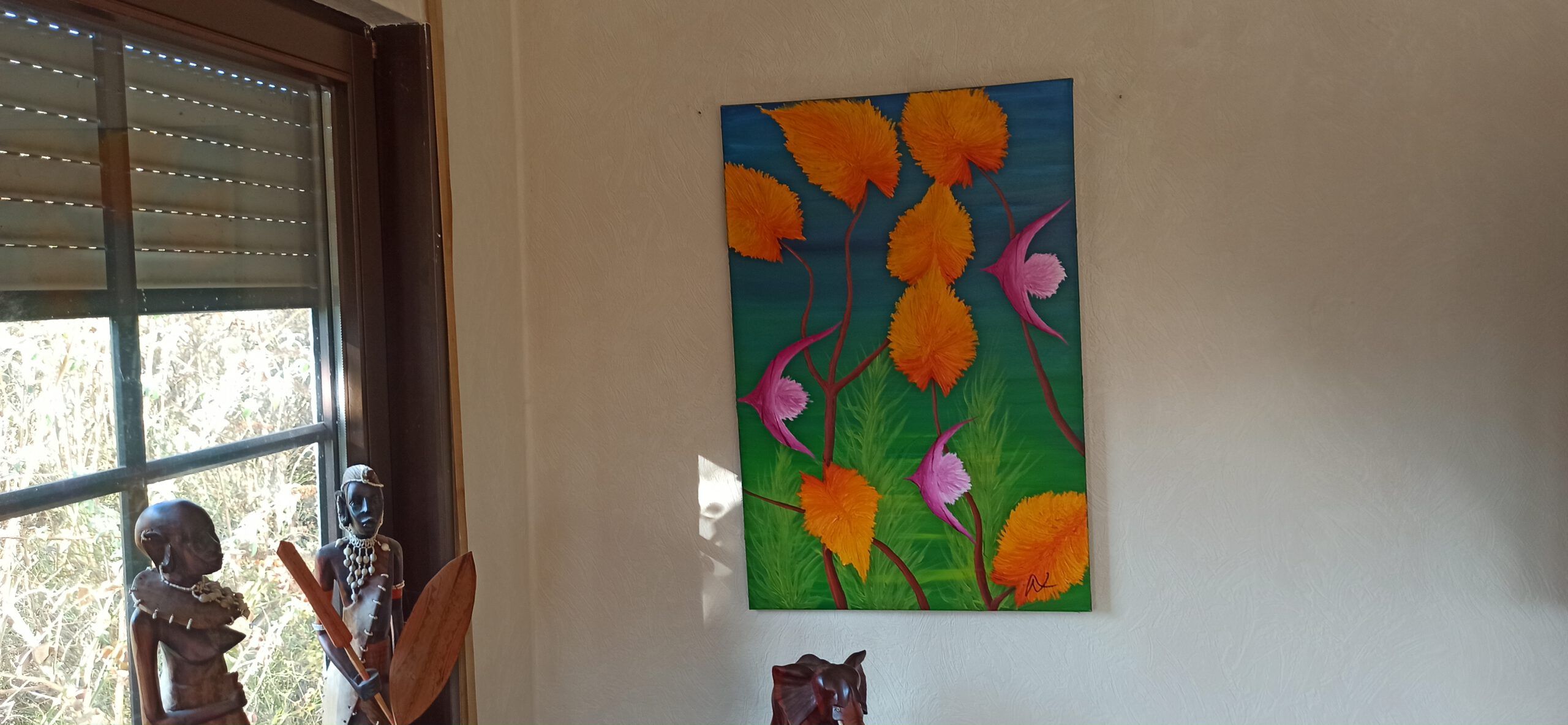 Seaworld Öl auf Leinwand 90x60 cm – Bild 4