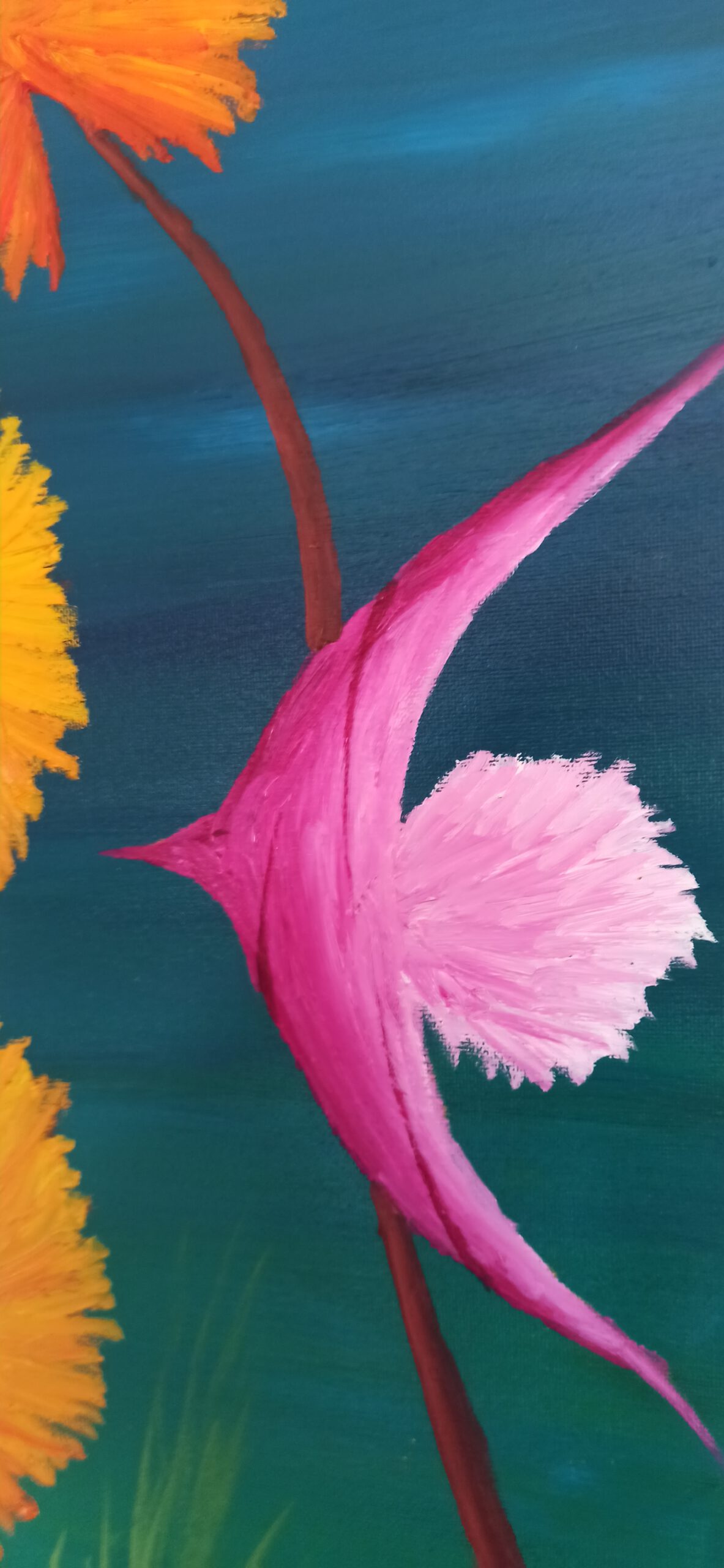 Seaworld Öl auf Leinwand 90x60 cm – Bild 5