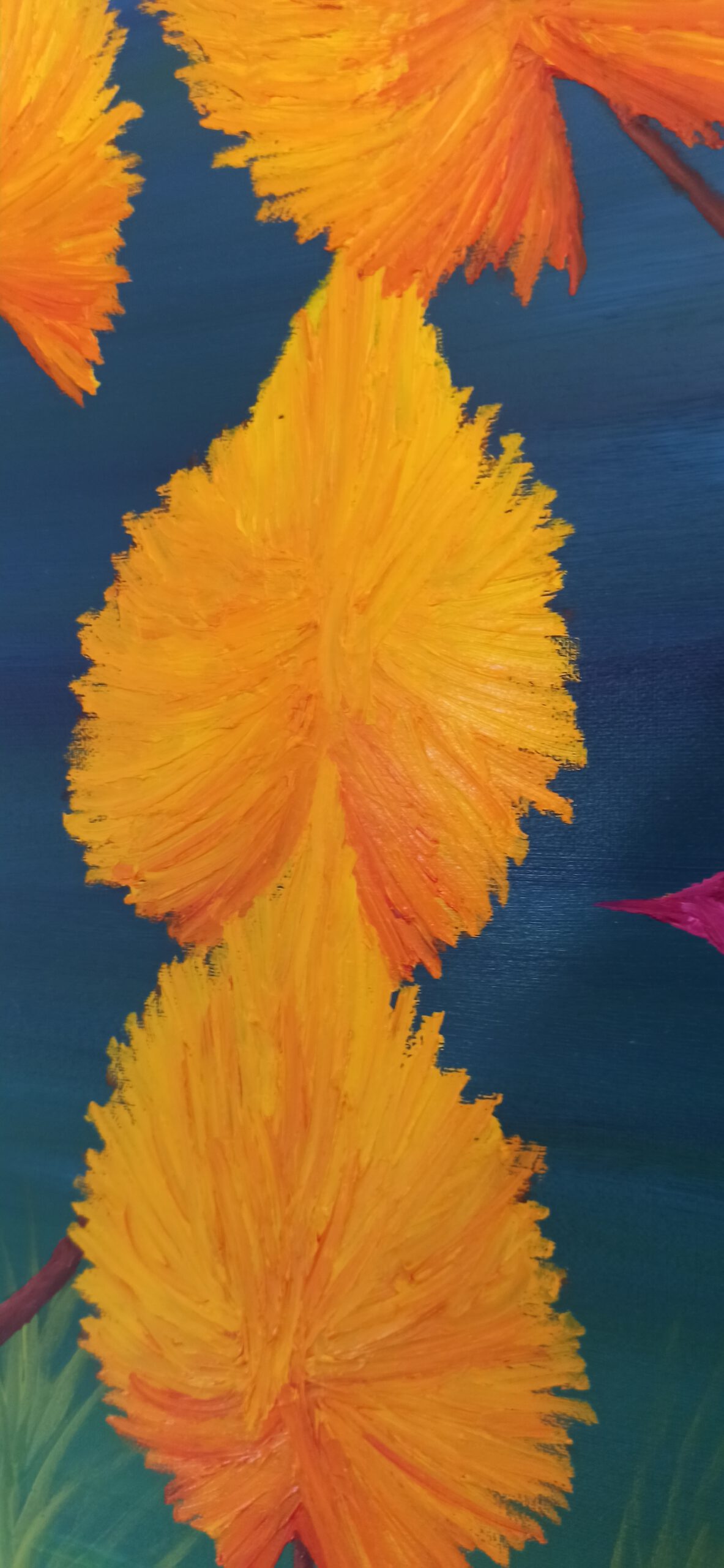 Seaworld Öl auf Leinwand 90x60 cm – Bild 6