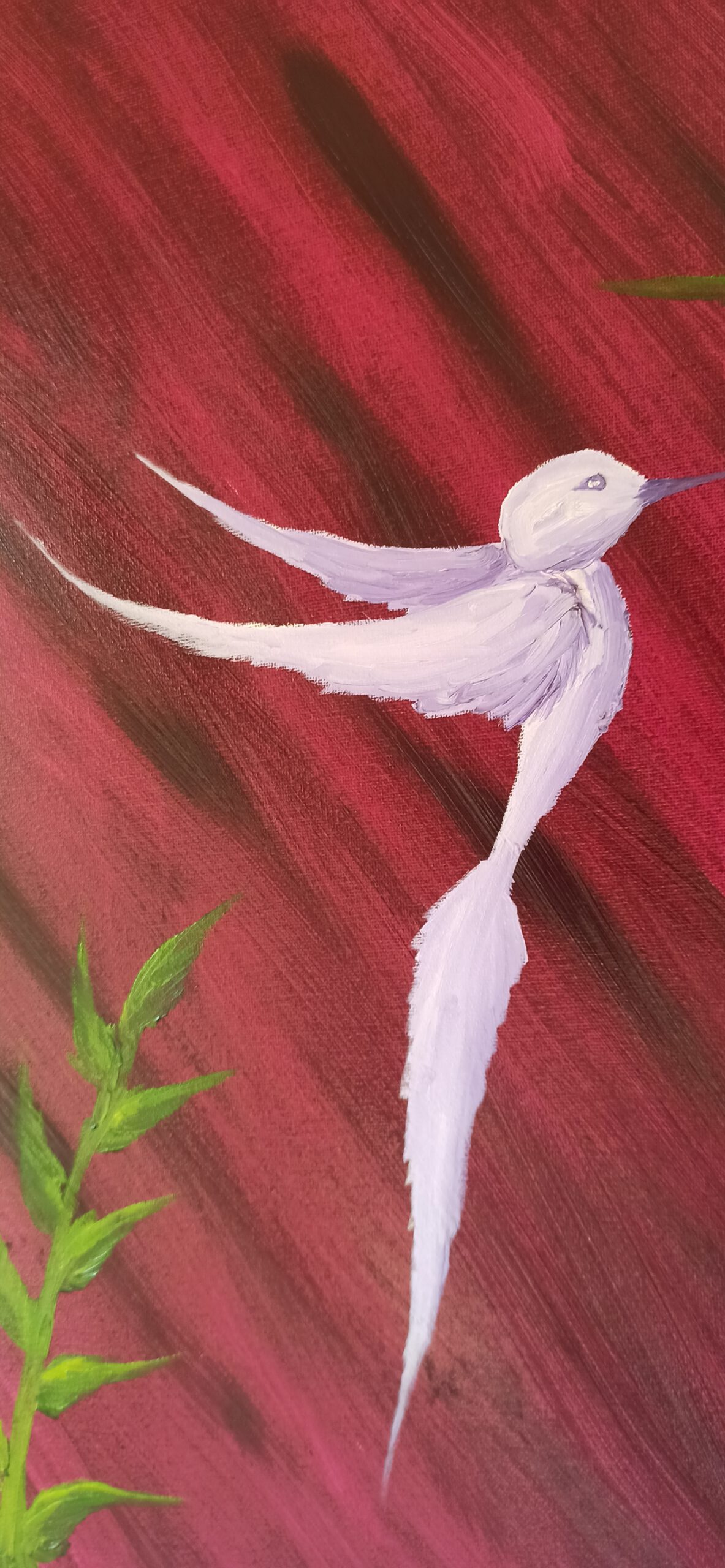 Kolibri 2 Öl auf Leinwand 60x80 cm – Bild 5