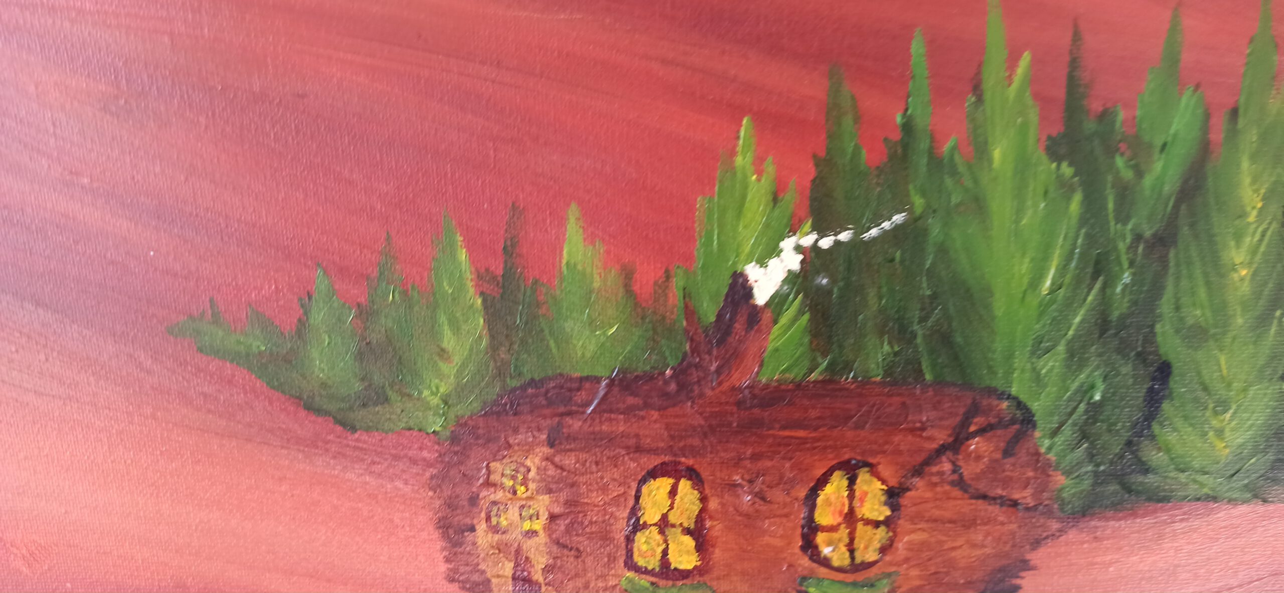 Die 3 Schwestern Öl auf Leinwand 60x90 cm – Bild 5