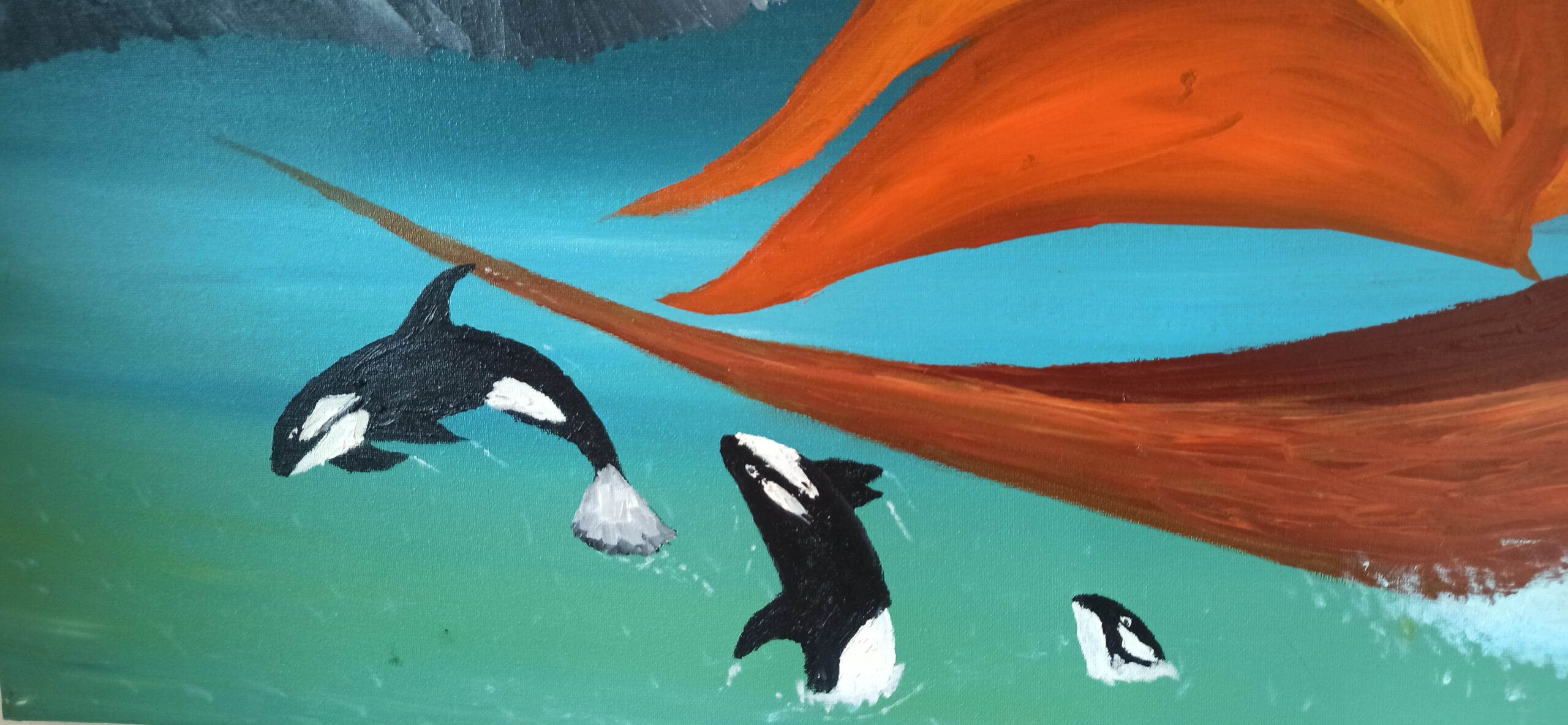 Das Schiff 3 Öl auf Leinwand 60x90 cm – Bild 5