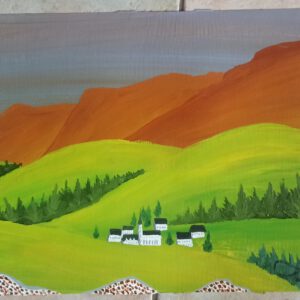 3 Sisters, Öl auf Papier, 36x48 cm