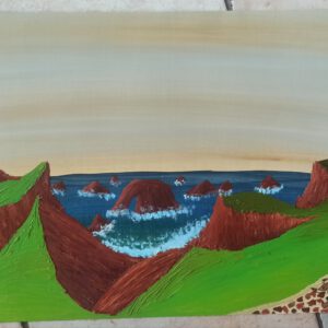 Land`s End, Öl auf Papier, 36x48 cm