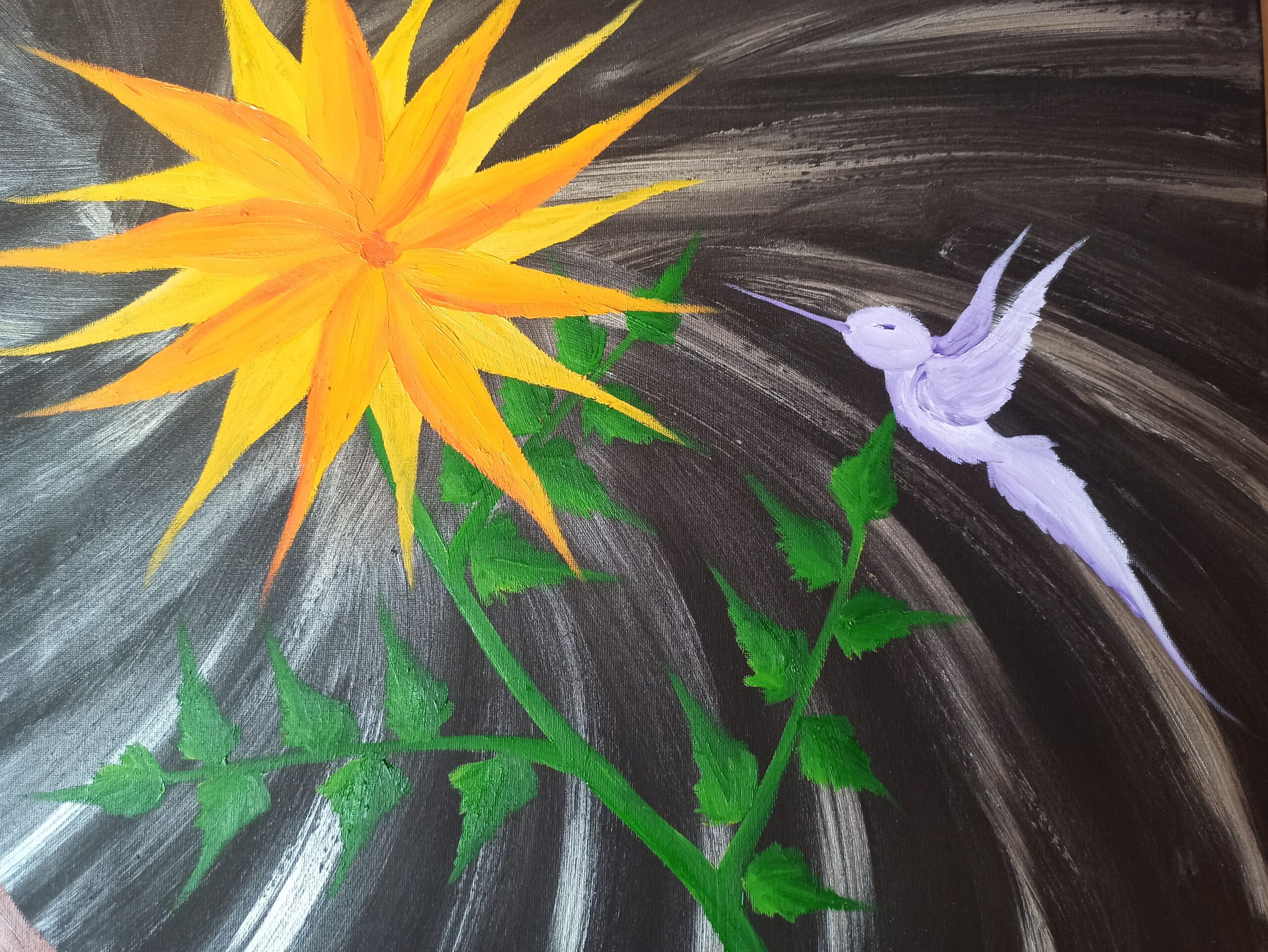 Fantasy World, oil on canvas, 60 x 240 cm, (2 x 50 x 70 cm, 1 x 60 x 100 cm) - Image 4