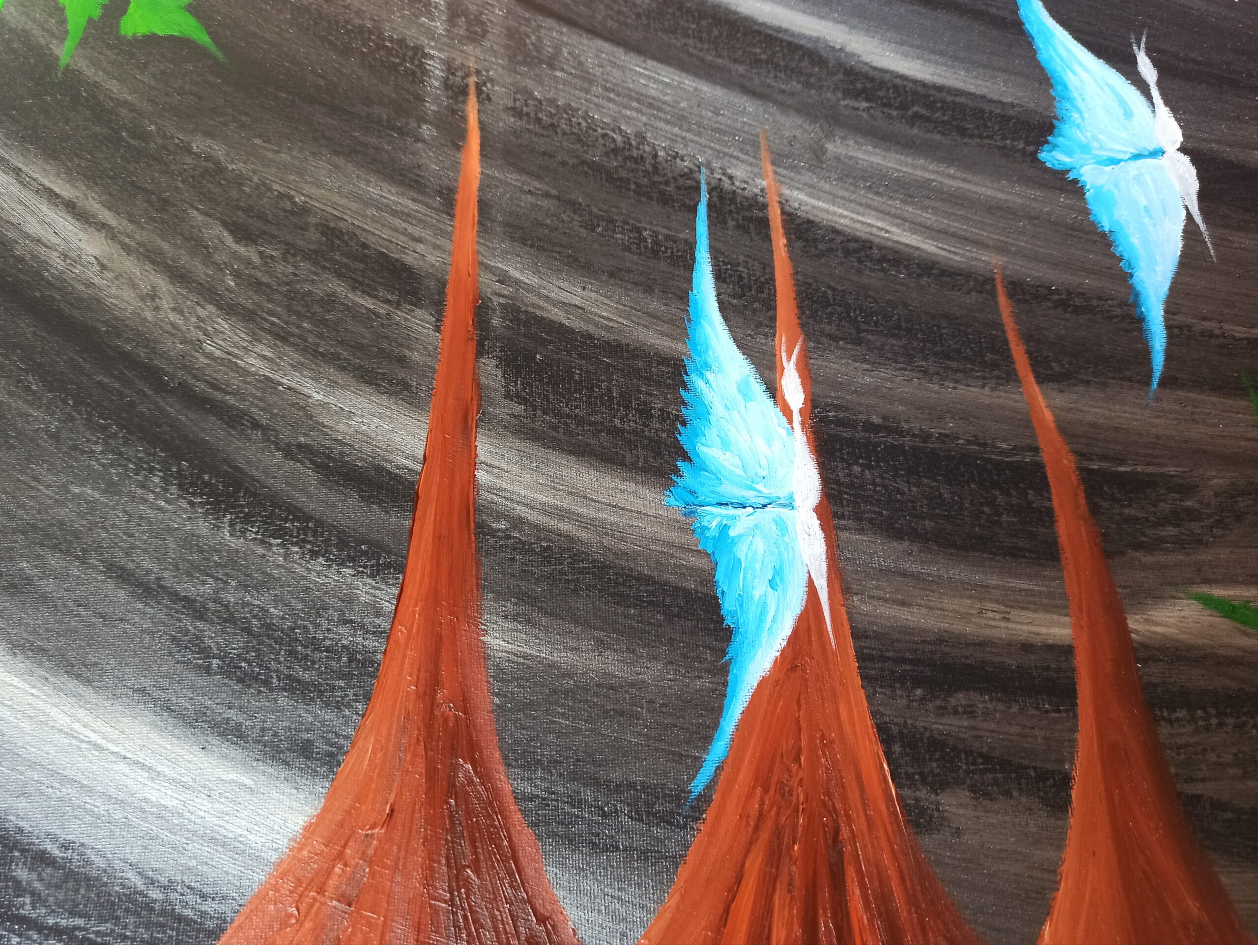 Fantasy World, oil on canvas, 60 x 240 cm, (2 x 50 x 70 cm, 1 x 60 x 100 cm) - Image 5