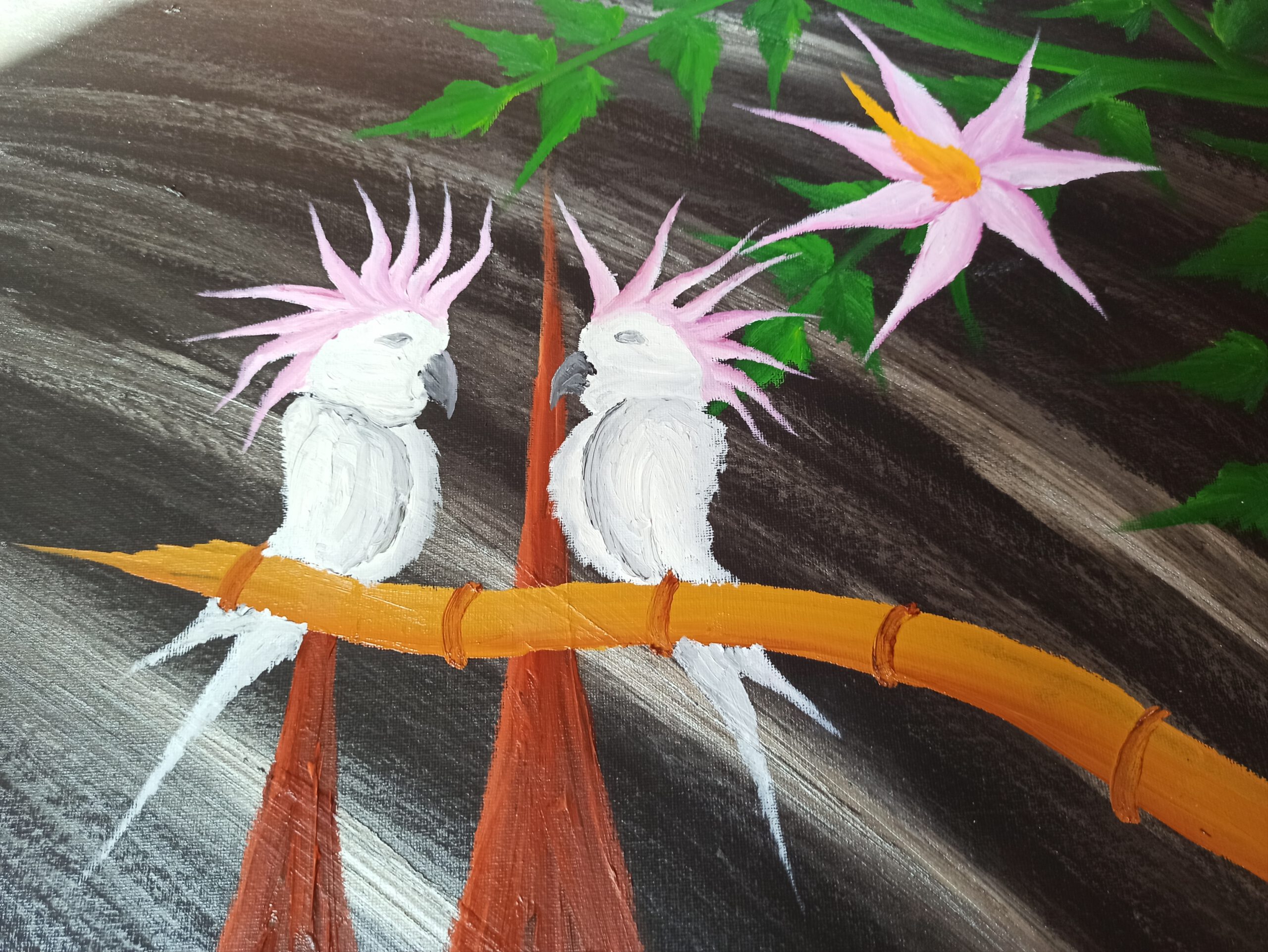 Fantasy World, oil on canvas, 60 x 240 cm, (2 x 50 x 70 cm, 1 x 60 x 100 cm) - Image 6