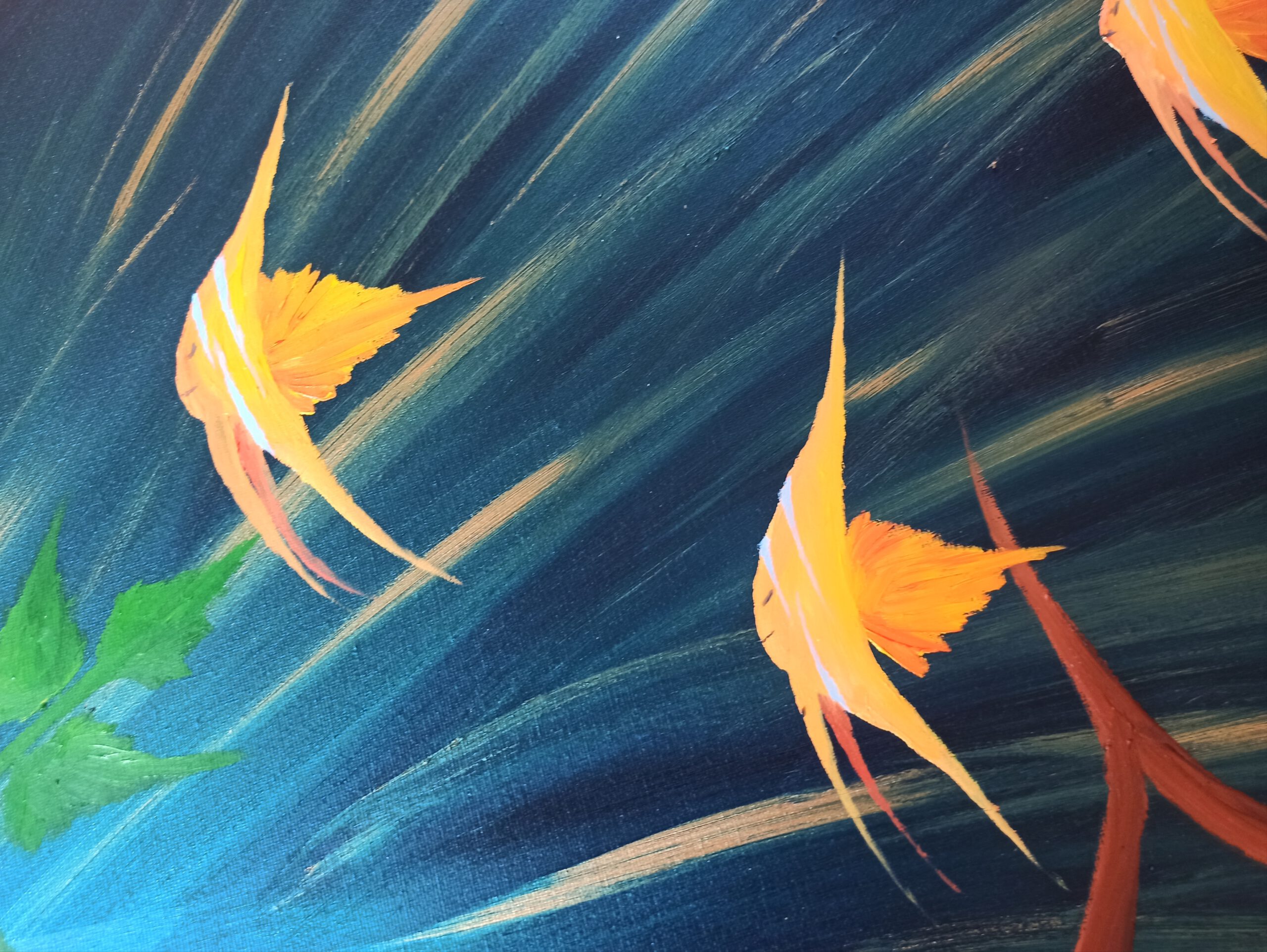 Fantasy World 3, oil on canvas, 60 x 240 cm, (2 x 50 x 70 cm, 1 x 60 x 100 cm) - Image 2