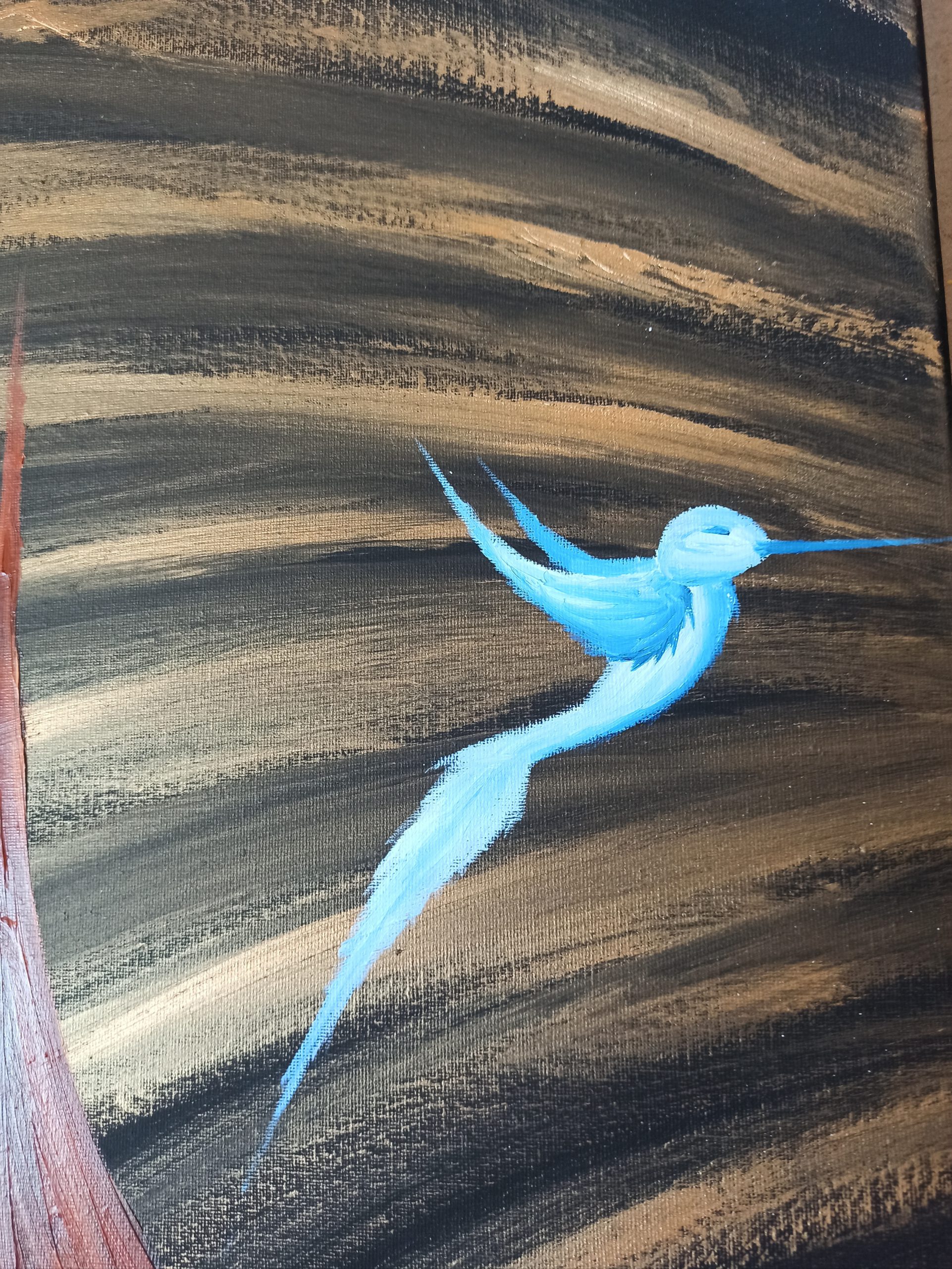 Fantasy World 2, oil on canvas, 60 x 240 cm, (2 x 50 x 70 cm, 1 x 60 x 100 cm) - Image 3