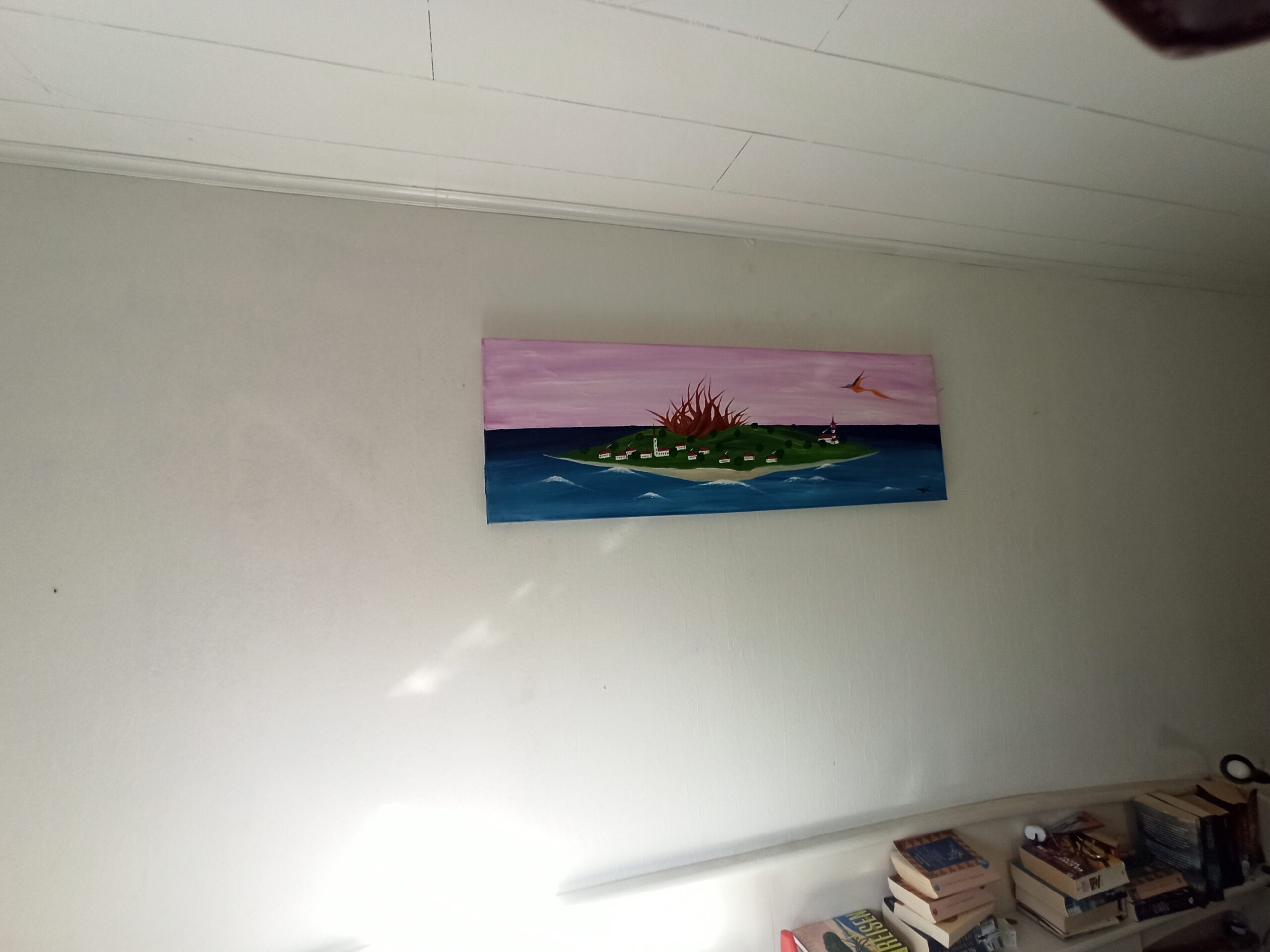 Insel 2 Öl auf Leinwand 40x120 cm – Bild 2