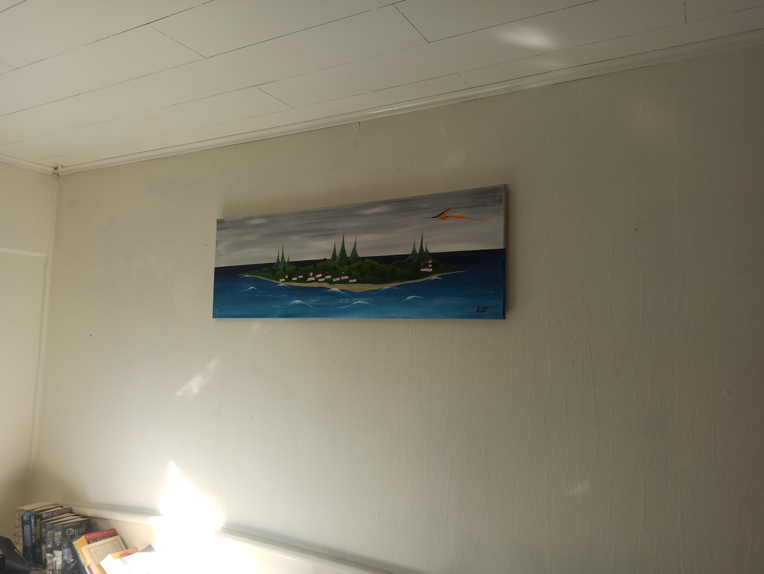 Insel 3 Öl auf Leinwand 40x120 cm – Bild 6