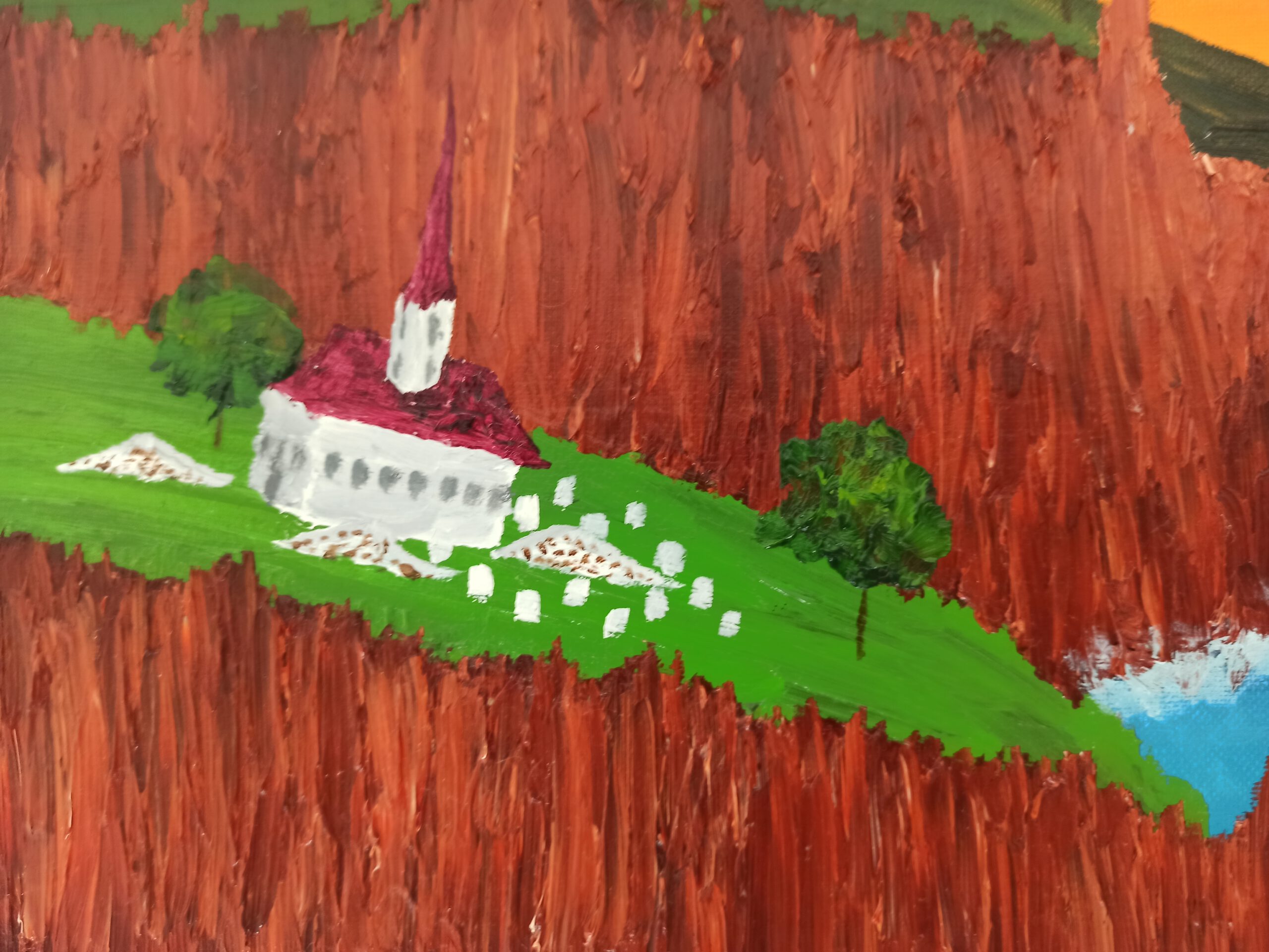 Klippen 2 Öl auf Leinwand 40x120 cm – Bild 4