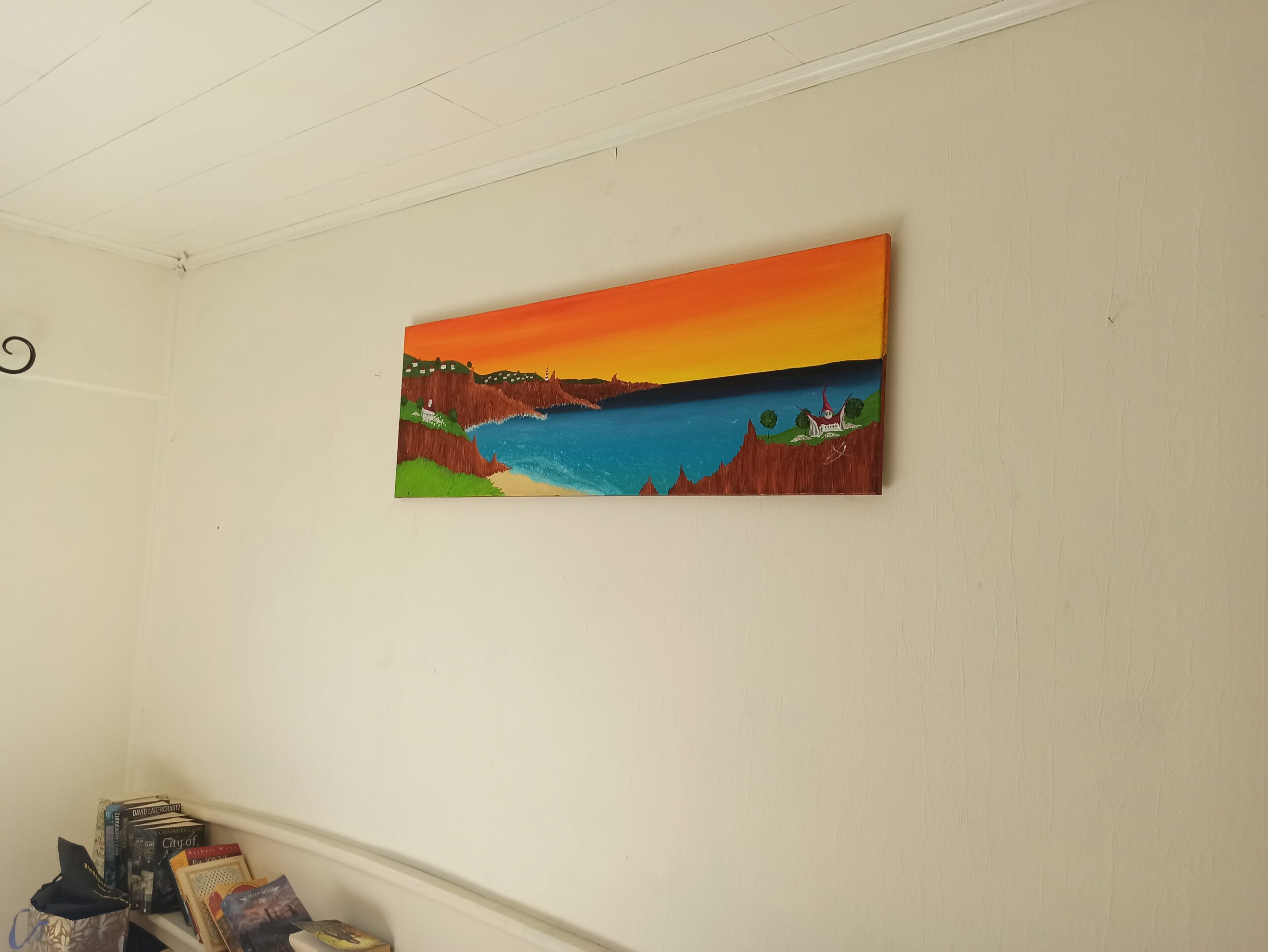 Klippen 2 Öl auf Leinwand 40x120 cm – Bild 6