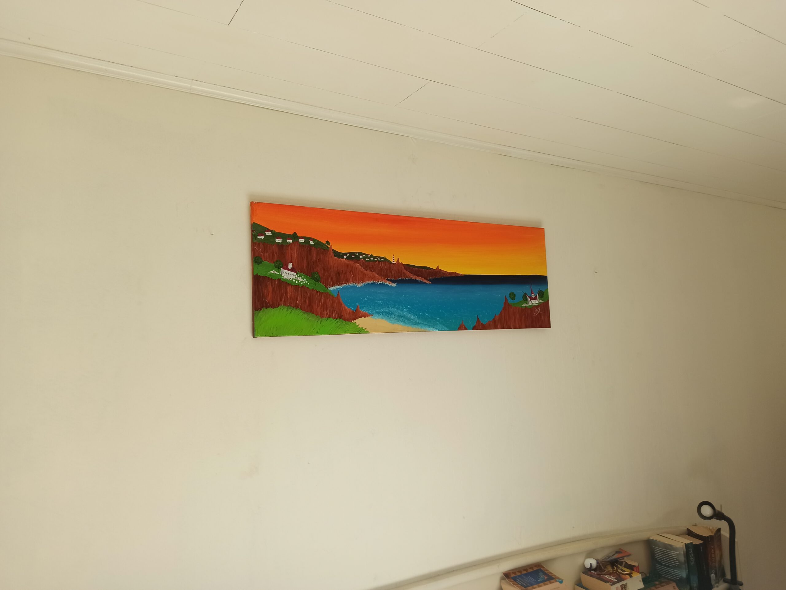 Klippen 2 Öl auf Leinwand 40x120 cm – Bild 8