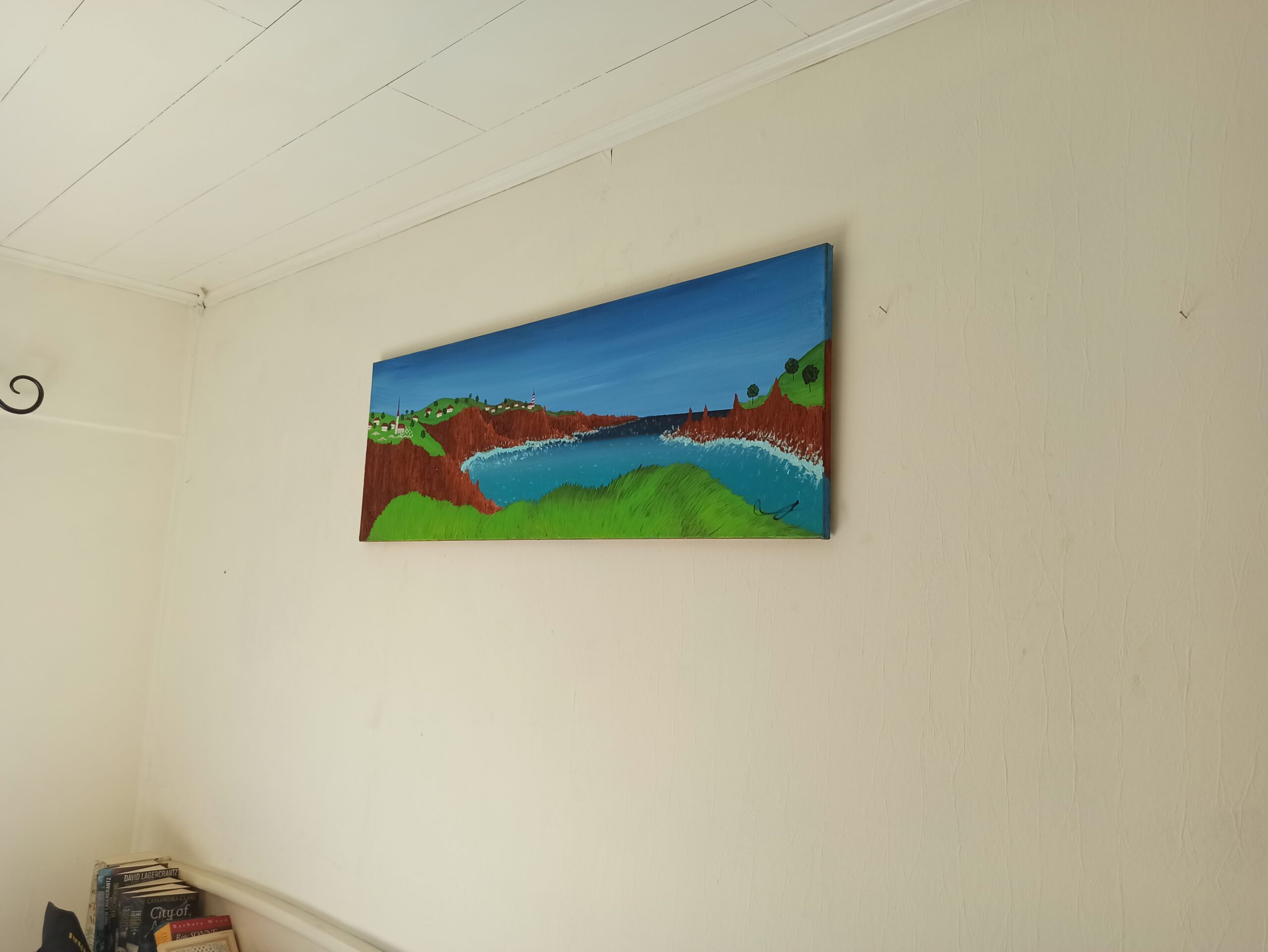 Klippen 3 Öl auf Leinwand 40x120 cm – Bild 7