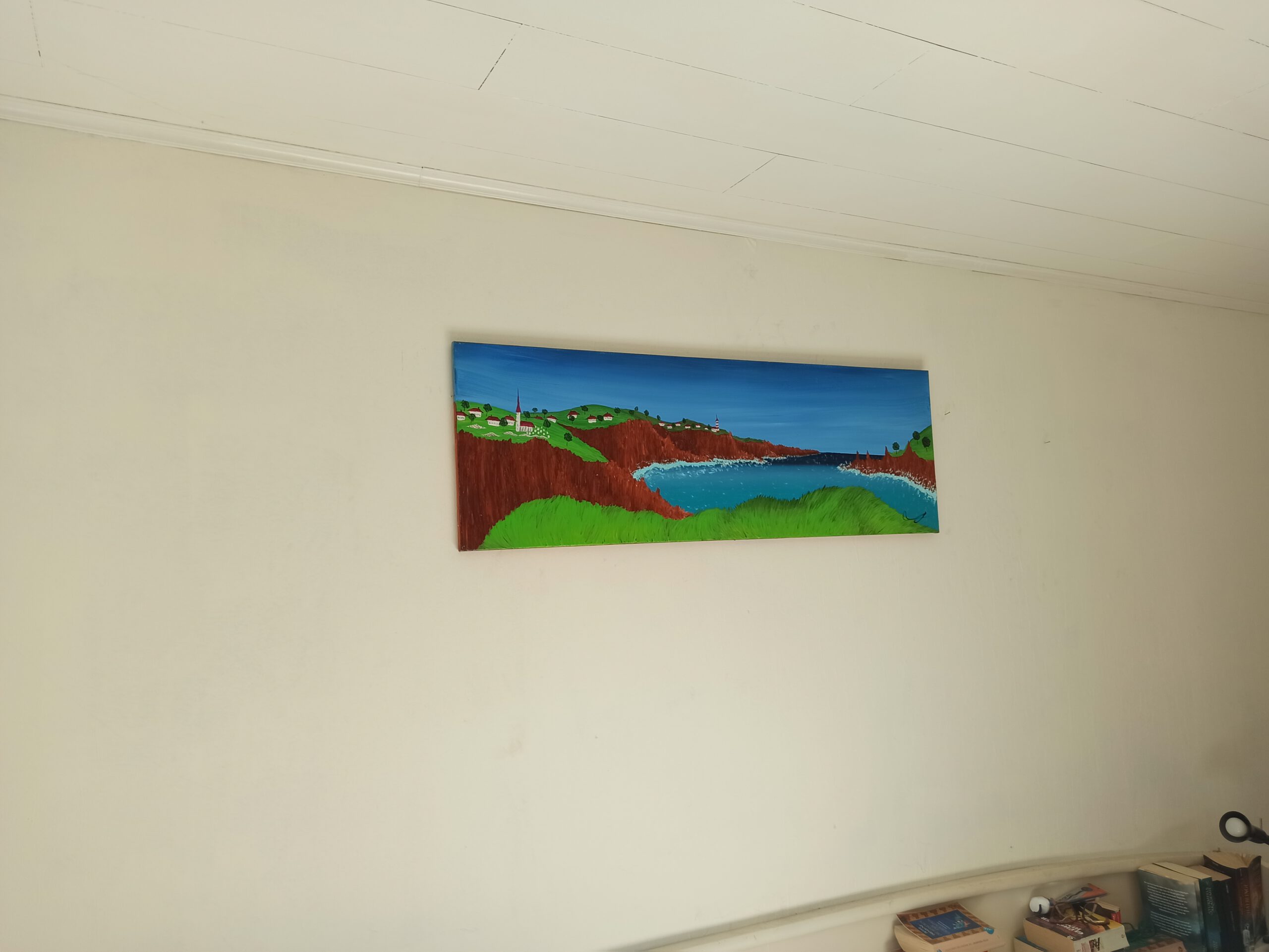 Klippen 3 Öl auf Leinwand 40x120 cm – Bild 9