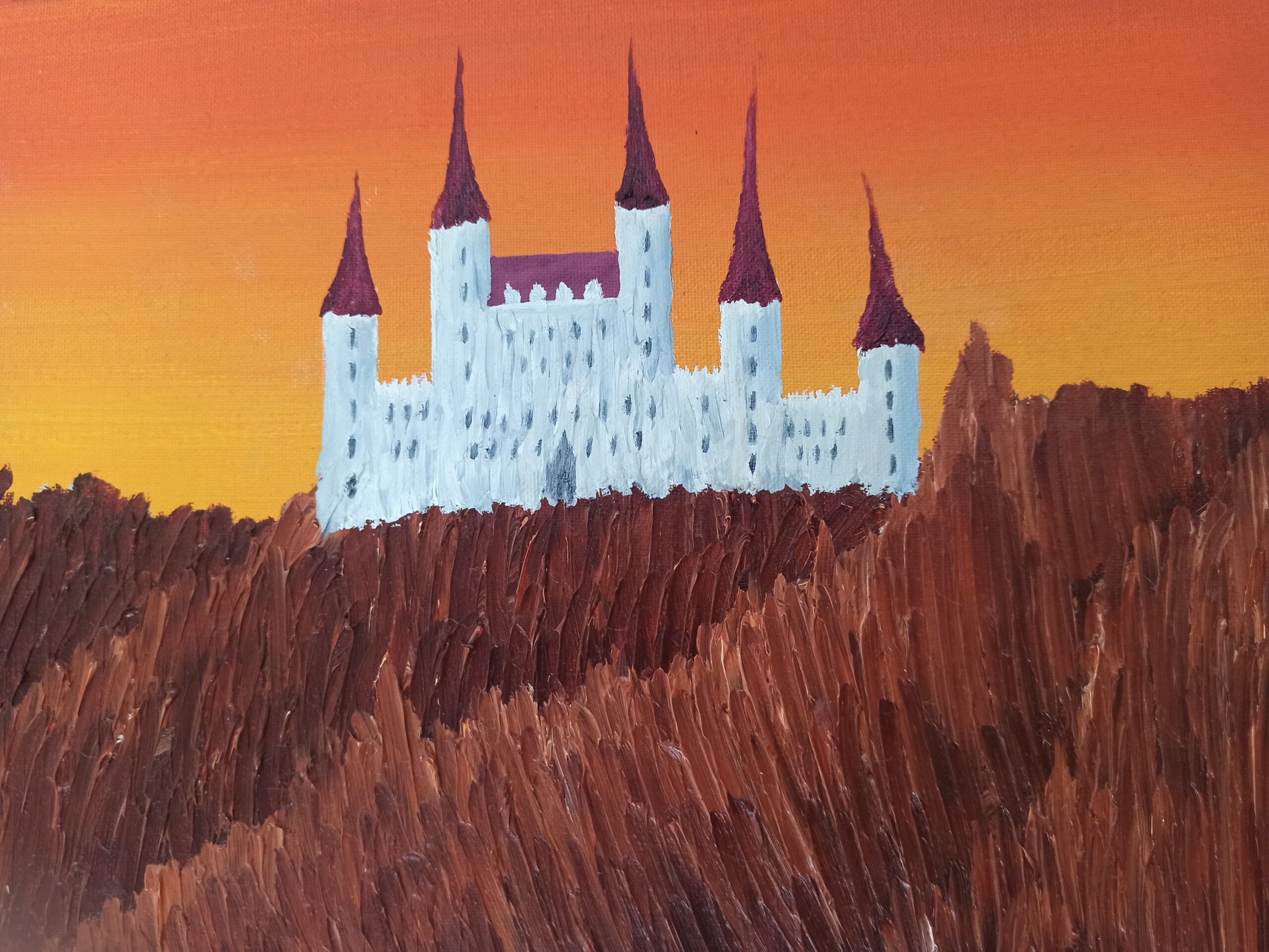 Odyssee 2 Öl auf Leinwand 40x120 cm – Bild 3