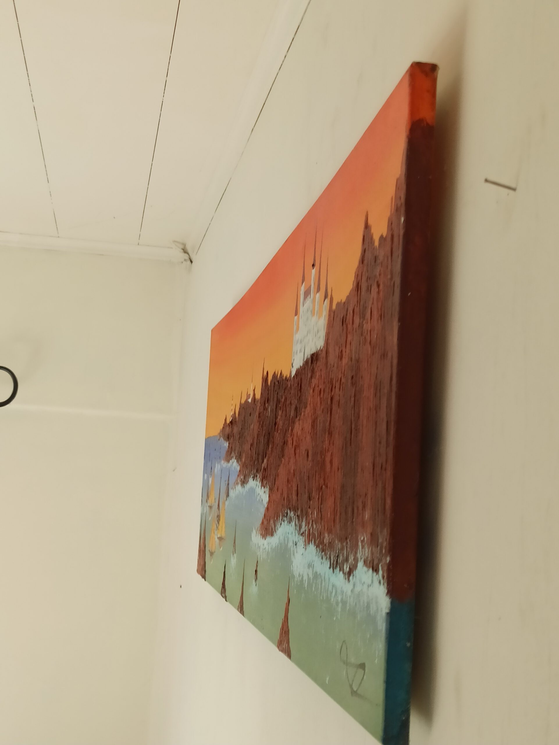 Odyssee 2 Öl auf Leinwand 40x120 cm – Bild 5