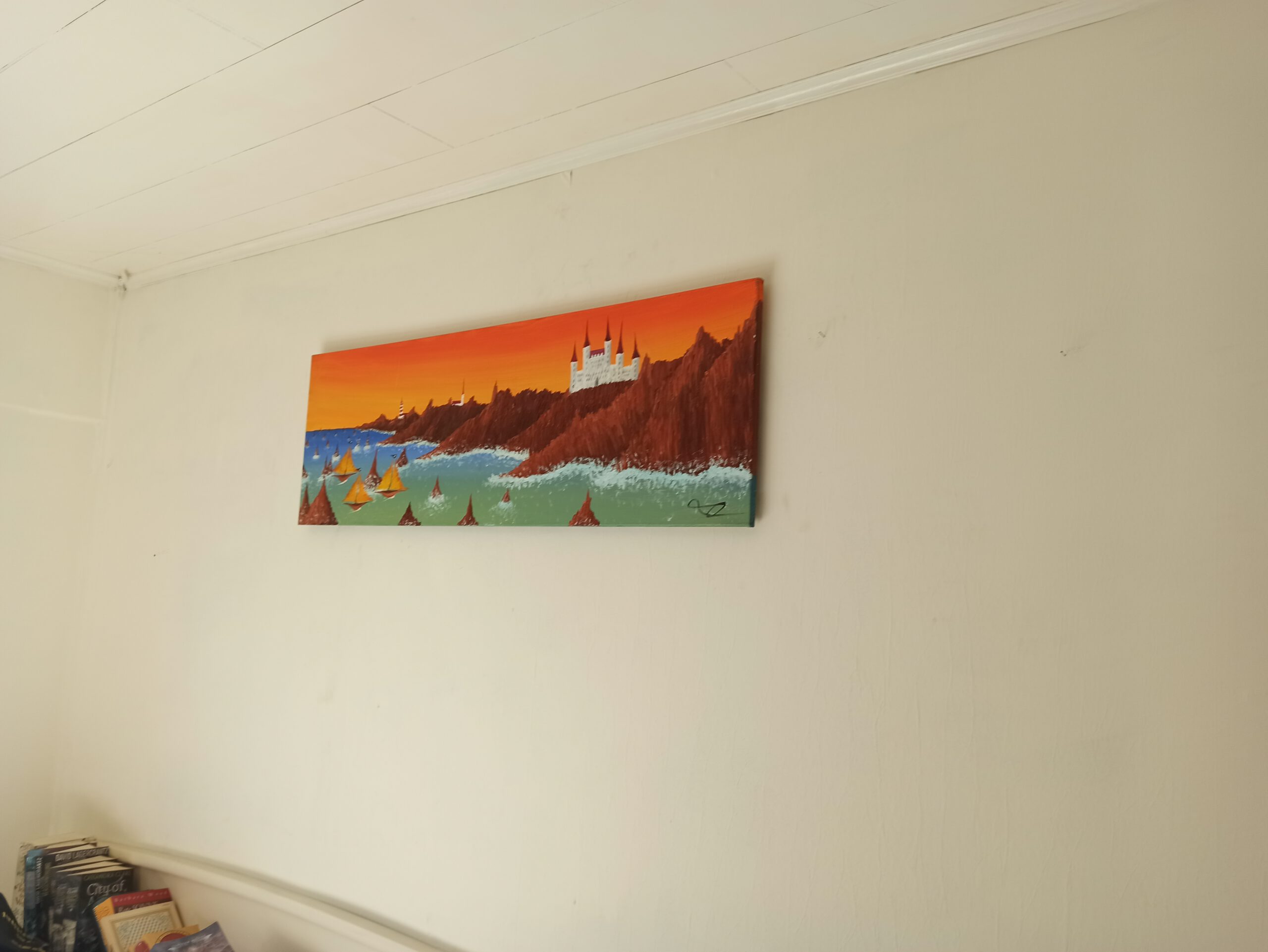 Odyssee 2 Öl auf Leinwand 40x120 cm – Bild 6