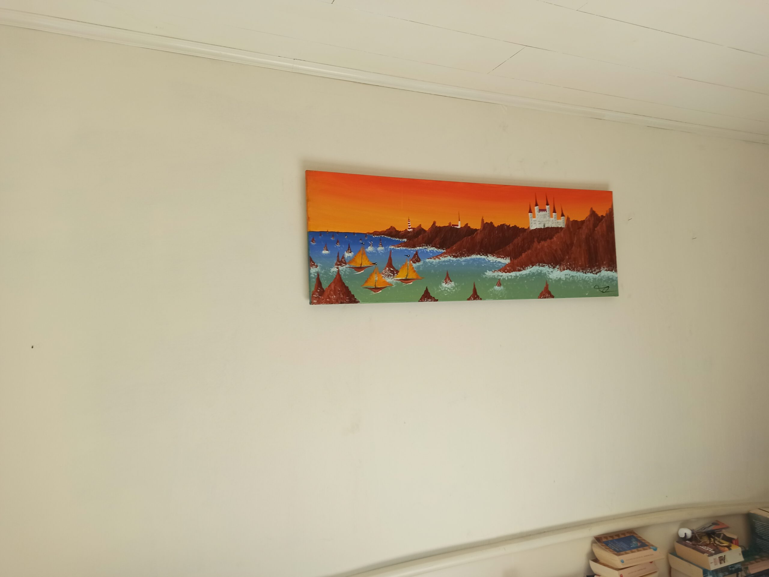 Odyssee 2 Öl auf Leinwand 40x120 cm – Bild 8