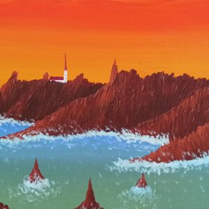 Odyssee 2 Öl auf Leinwand 40x120 cm